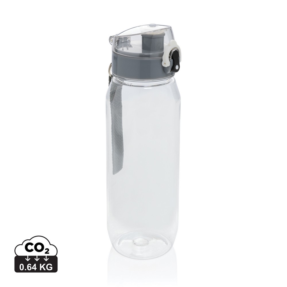 Ekologiczna butelka sportowa RPET 800ml z uchwytem - Butelki i bidony z nadrukiem logo | VEBI - zdjęcie 24