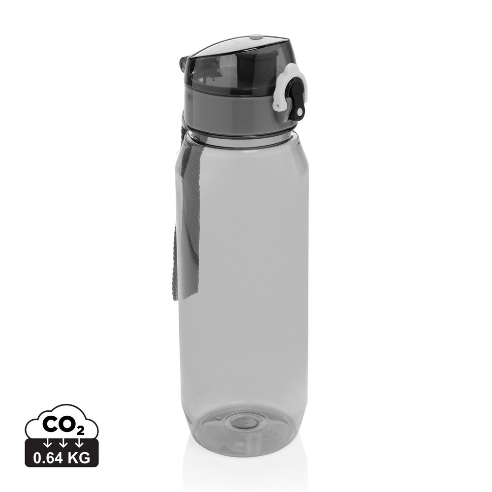 Ekologiczna butelka sportowa RPET 800ml z uchwytem - Butelki i bidony z nadrukiem logo | VEBI - zdjęcie 4