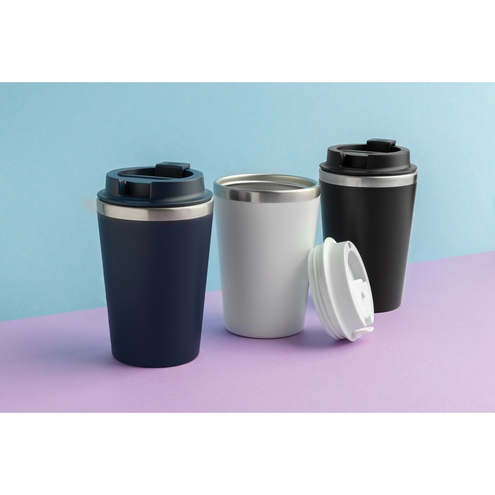 Kubek termiczny Java 350ml - ekologiczny z recyklingu - Kubki i butelki termiczne z nadrukiem logo | VEBI - zdjęcie 21