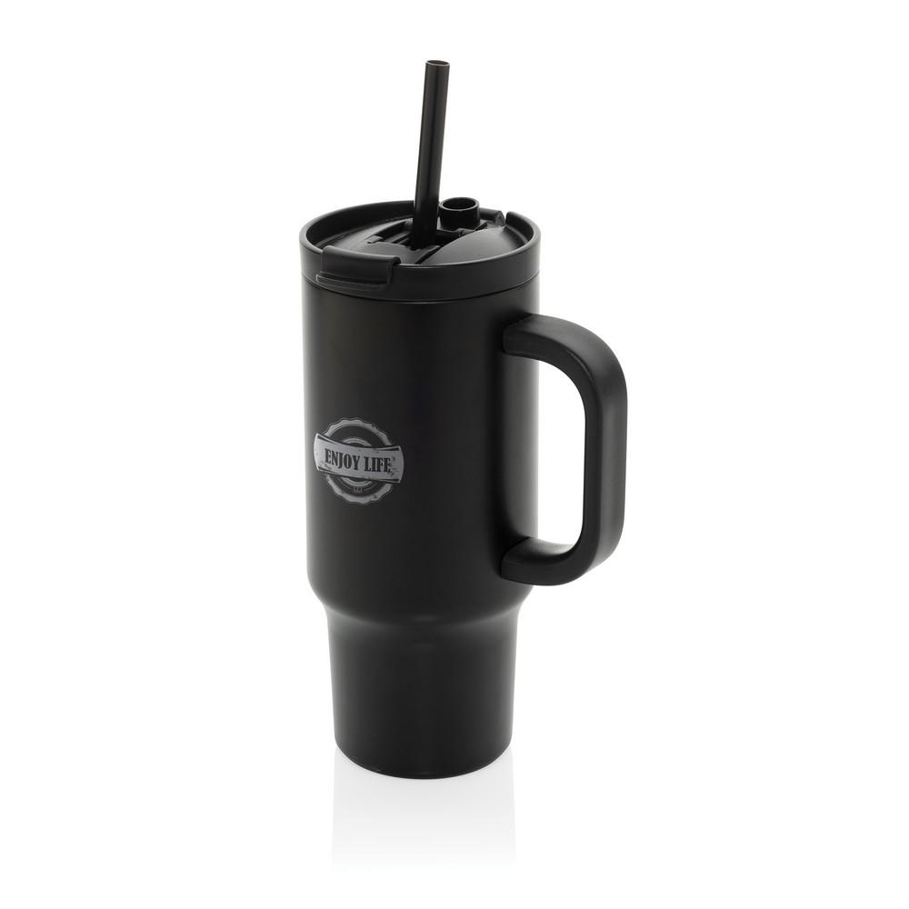 Kubek termiczny Cruiser 480ml z recyklingu - z logo firmy - Kubki i butelki termiczne z nadrukiem logo | VEBI - zdjęcie 24
