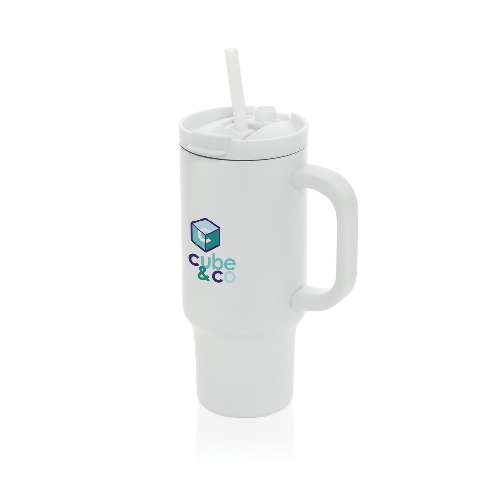Kubek termiczny Cruiser 480ml z recyklingu - z logo firmy - Kubki i butelki termiczne z nadrukiem logo | VEBI - zdjęcie 11