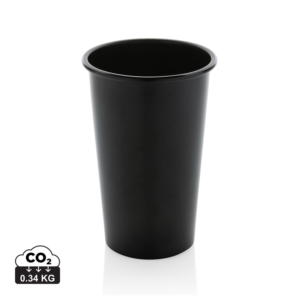 Kubek podróżny EKO 450ml z aluminium z recyklingu - Kubki i butelki termiczne z nadrukiem logo | VEBI - zdjęcie 6