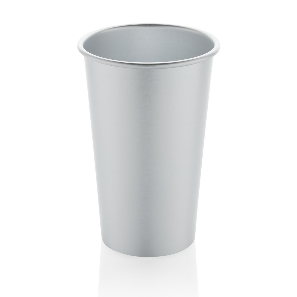 Kubek podróżny EKO 450ml z aluminium z recyklingu - Kubki i butelki termiczne z nadrukiem logo | VEBI - zdjęcie 13