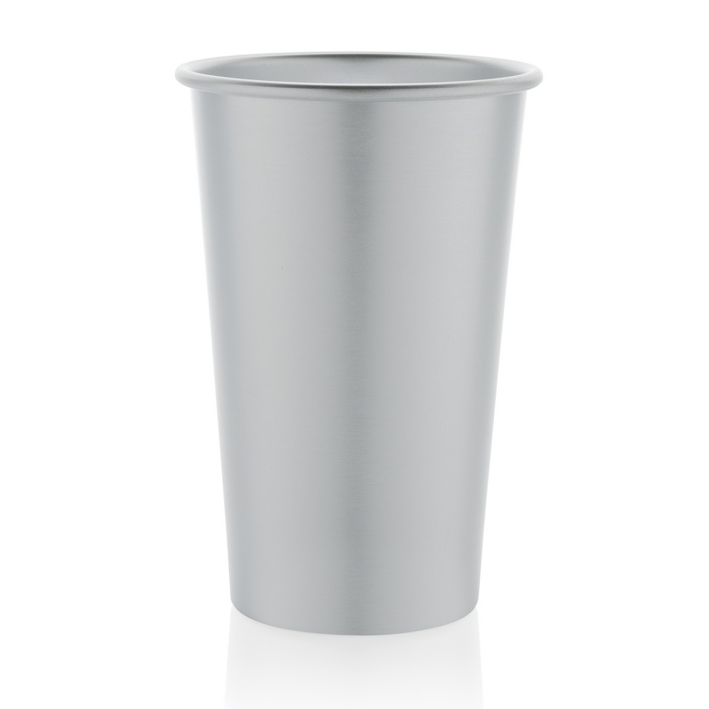 Kubek podróżny EKO 450ml z aluminium z recyklingu - Kubki i butelki termiczne z nadrukiem logo | VEBI - zdjęcie 14
