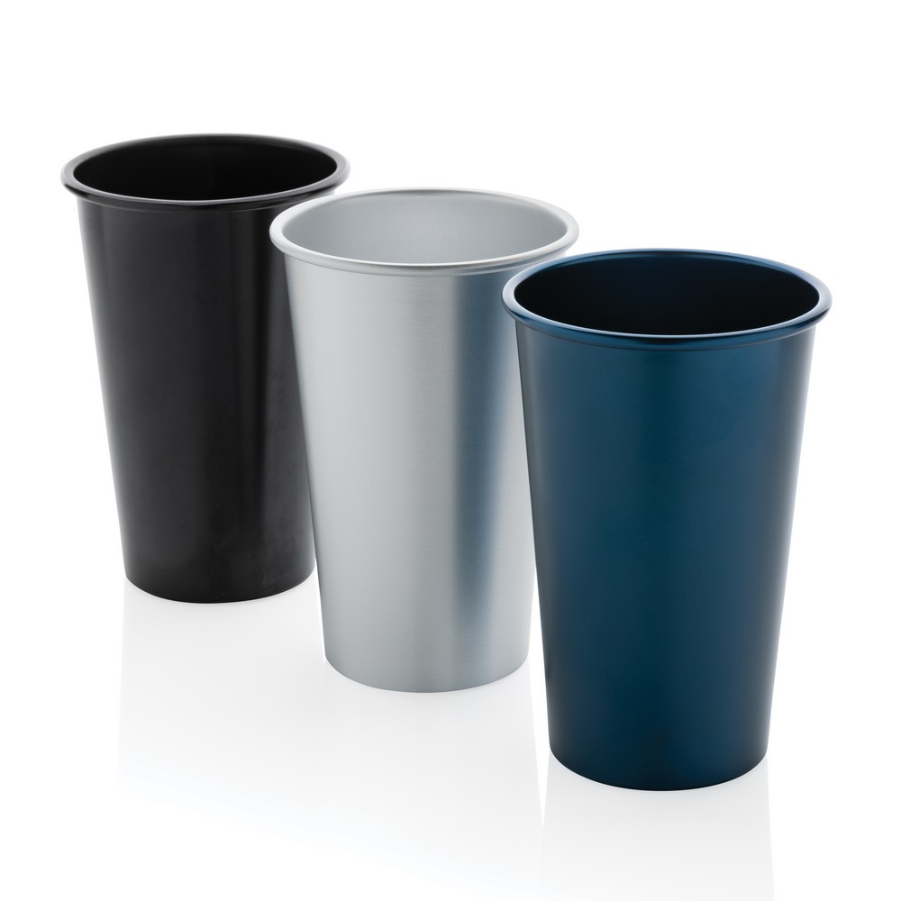Kubek podróżny EKO 450ml z aluminium z recyklingu - Kubki i butelki termiczne z nadrukiem logo | VEBI - zdjęcie 16