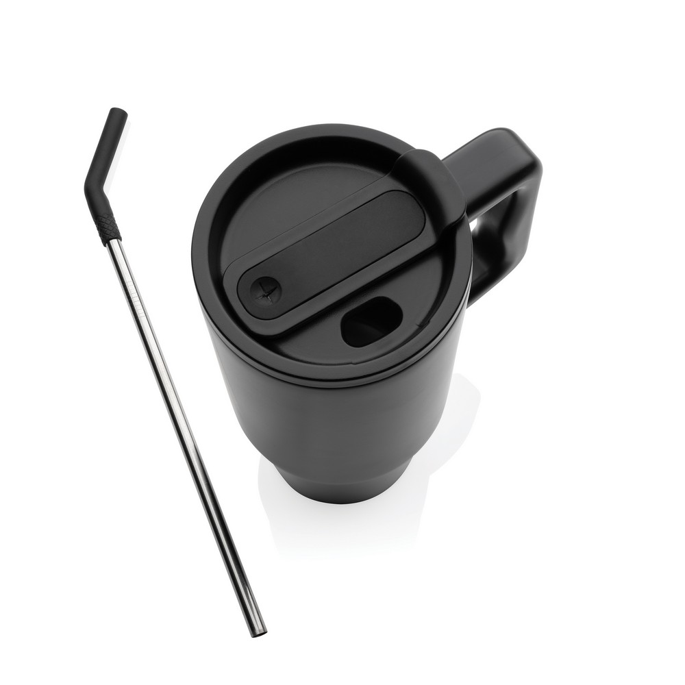 Kubek termiczny eko 900ml ze słomką, nadruk logo - Kubki i butelki termiczne z nadrukiem logo | VEBI - zdjęcie 41