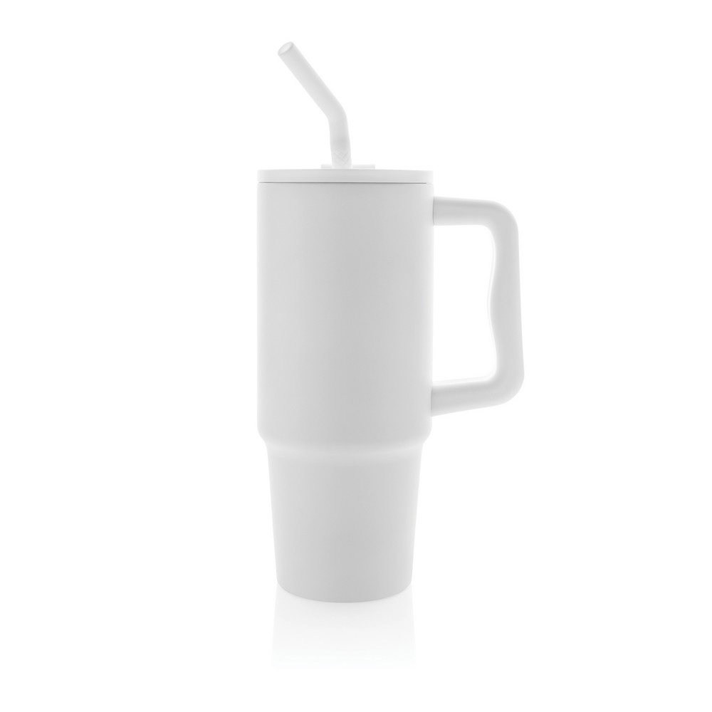 Kubek termiczny eko 900ml ze słomką, nadruk logo - Kubki i butelki termiczne z nadrukiem logo | VEBI - zdjęcie 18