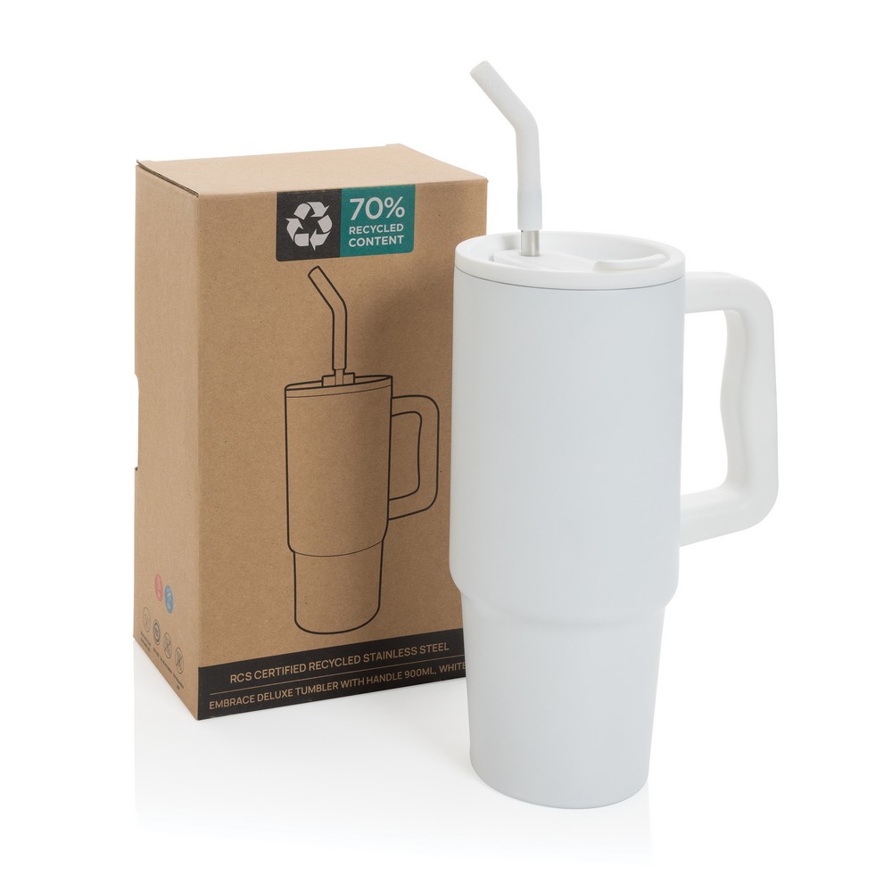 Kubek termiczny eko 900ml ze słomką, nadruk logo - Kubki i butelki termiczne z nadrukiem logo | VEBI - zdjęcie 31