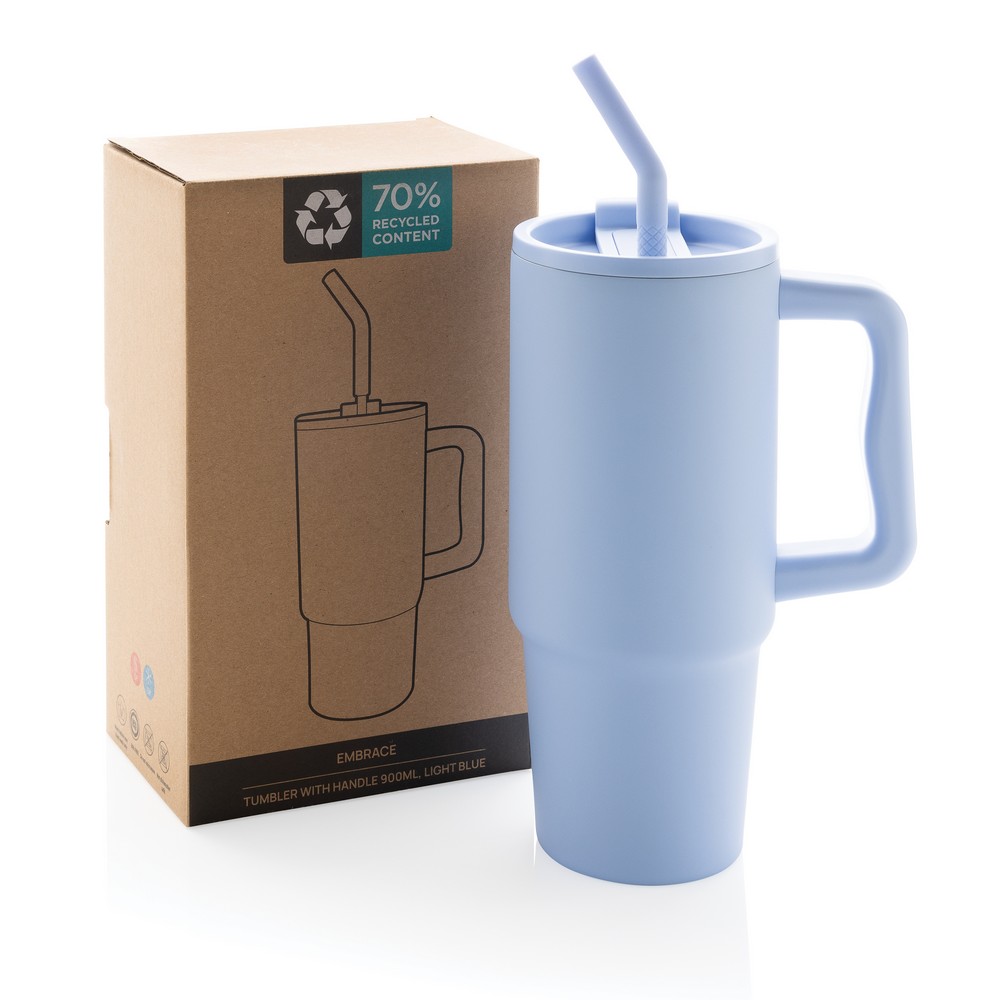 Kubek termiczny eko 900ml ze słomką, nadruk logo - Kubki i butelki termiczne z nadrukiem logo | VEBI - zdjęcie 66