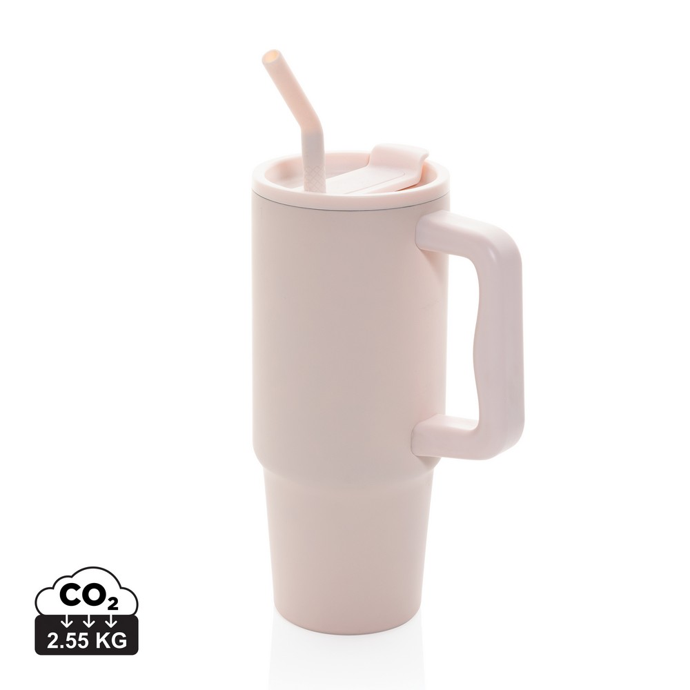 Kubek termiczny eko 900ml ze słomką, nadruk logo - Kubki i butelki termiczne z nadrukiem logo | VEBI - zdjęcie 97