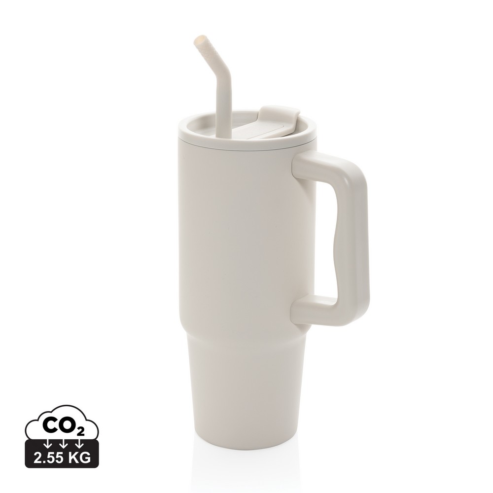 Kubek termiczny eko 900ml ze słomką, nadruk logo - Kubki i butelki termiczne z nadrukiem logo | VEBI - zdjęcie 16