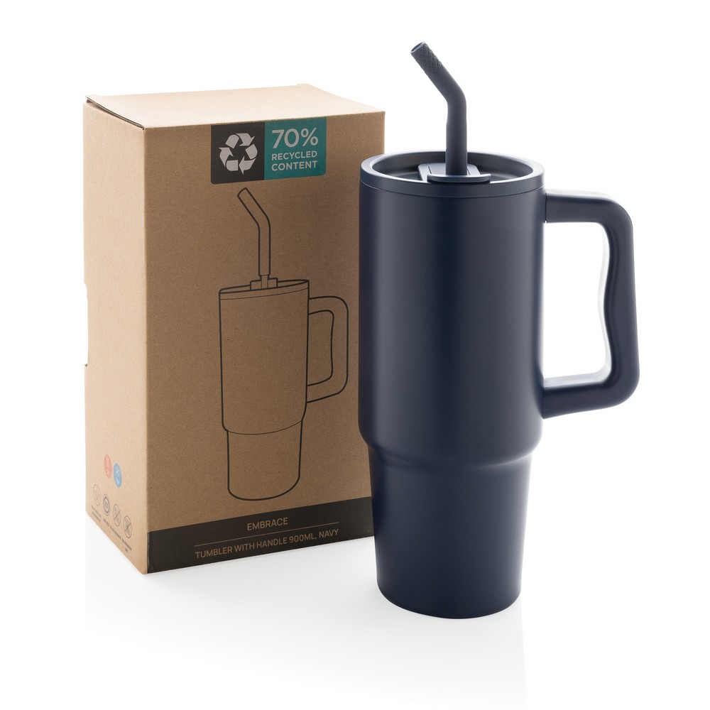 Kubek termiczny eko 900ml ze słomką, nadruk logo - Kubki i butelki termiczne z nadrukiem logo | VEBI - zdjęcie 81