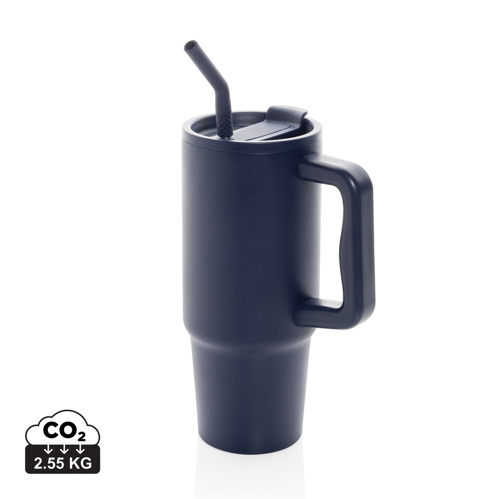Kubek termiczny eko 900ml ze słomką, nadruk logo - Kubki i butelki termiczne z nadrukiem logo | VEBI - zdjęcie 83
