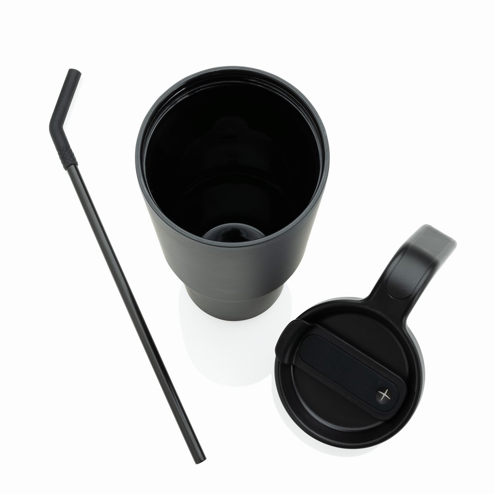 Kubek termiczny 900 ml ze stali z recyklingu – Graphic 360 - Kubki i butelki termiczne z nadrukiem logo | VEBI - zdjęcie 16