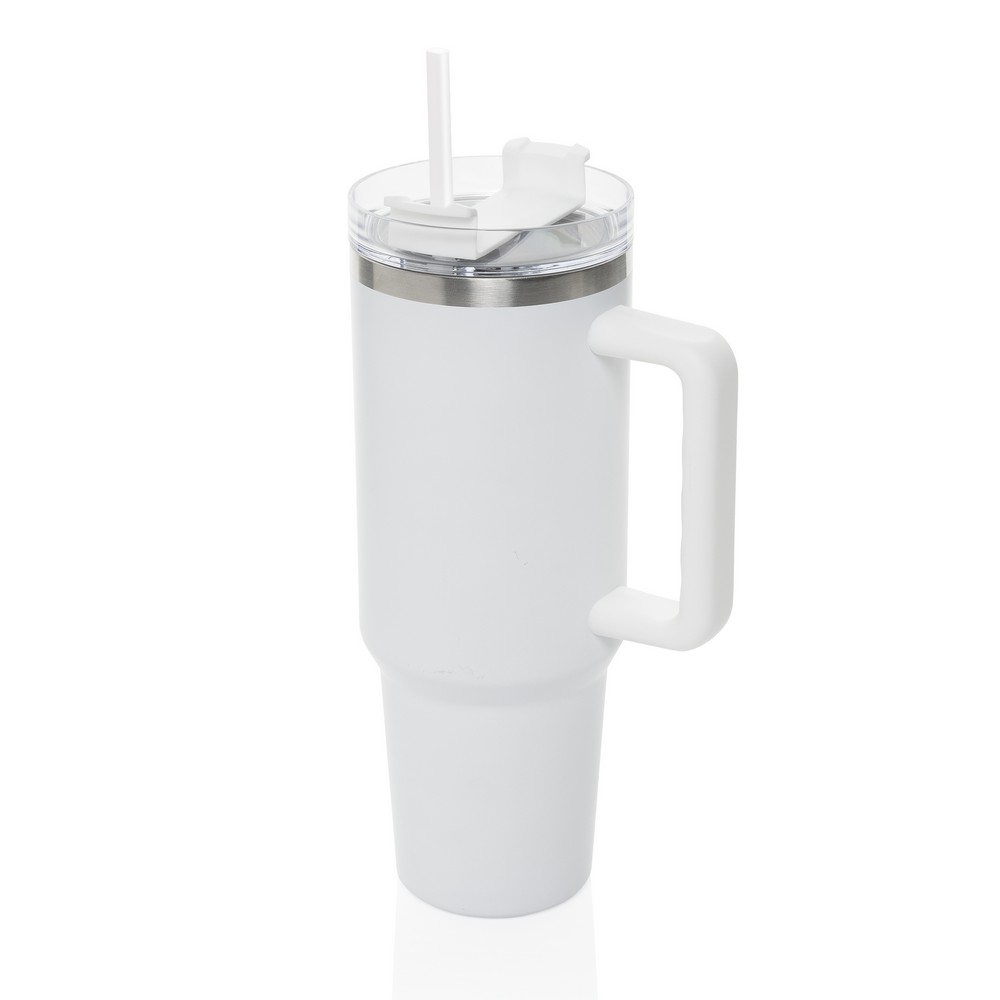 Kubek termiczny Stadley 1200ml z nadrukiem logo, ze słomką - Kubki i butelki termiczne z nadrukiem logo | VEBI