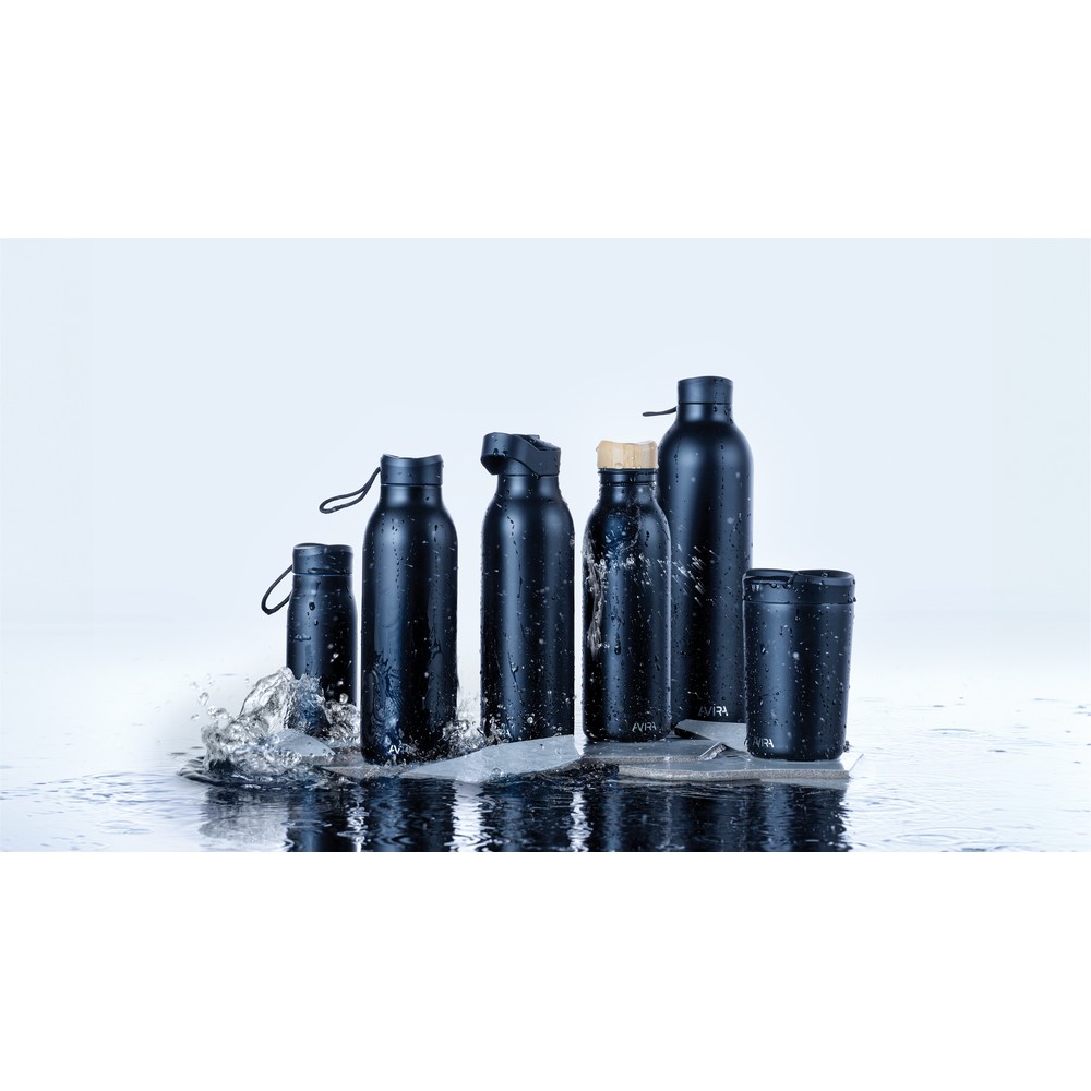 Butelka ze stali z recyklingu Avira Alcor 600ml - Butelki i bidony z nadrukiem logo | VEBI - zdjęcie 20