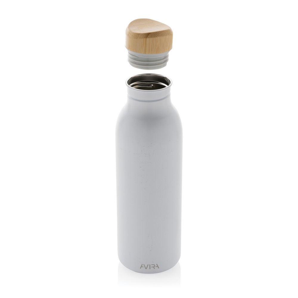 Butelka ze stali z recyklingu Avira Alcor 600ml - Butelki i bidony z nadrukiem logo | VEBI - zdjęcie 5