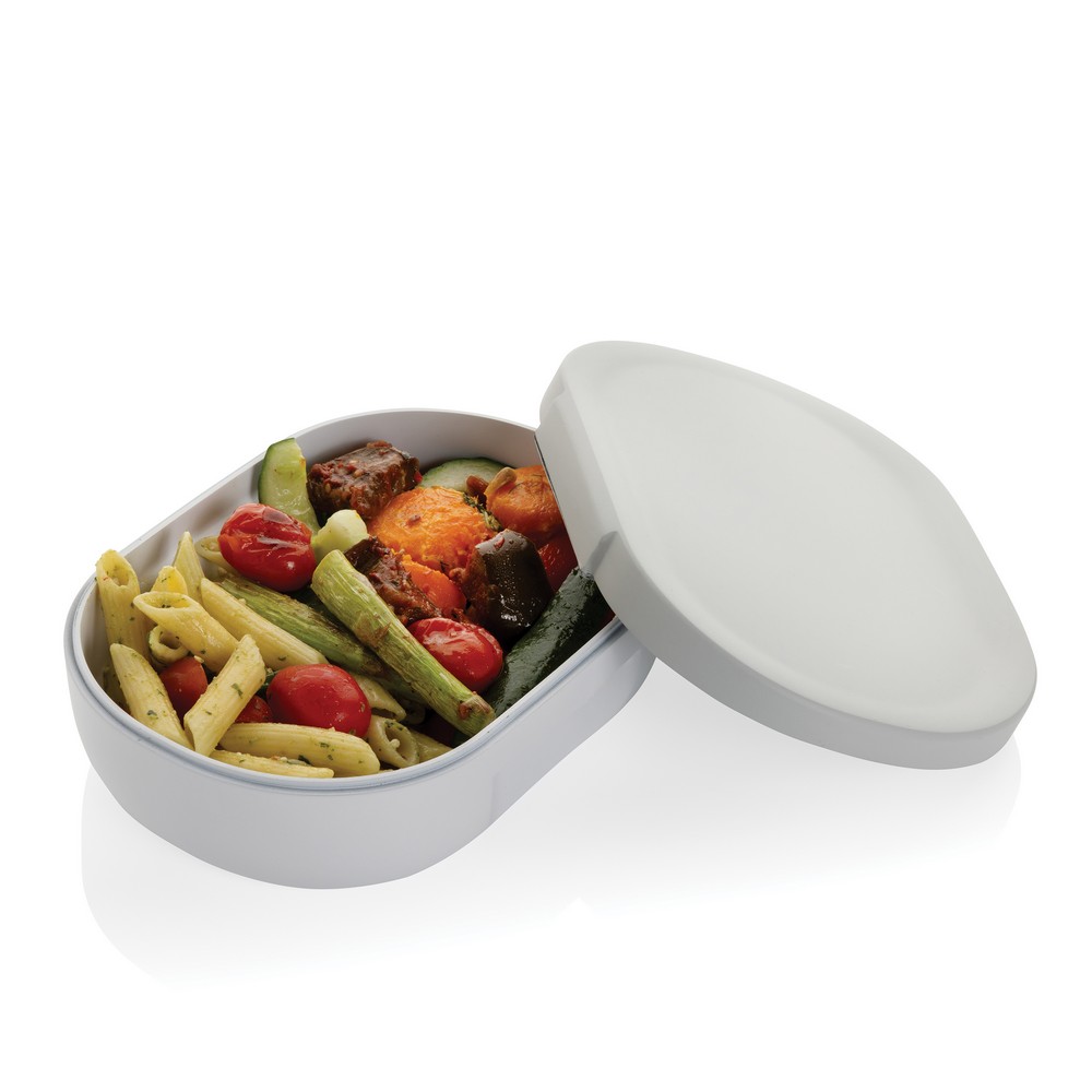 Lunchbox z recyklingu 700ml z opakowaniem-stojak - Pojemniki na żywność z nadrukiem logo | VEBI - zdjęcie 13