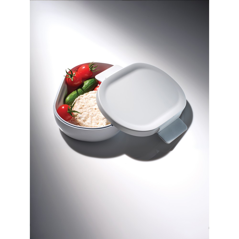 Lunchbox z recyklingu 700ml z opakowaniem-stojak - Pojemniki na żywność z nadrukiem logo | VEBI - zdjęcie 19