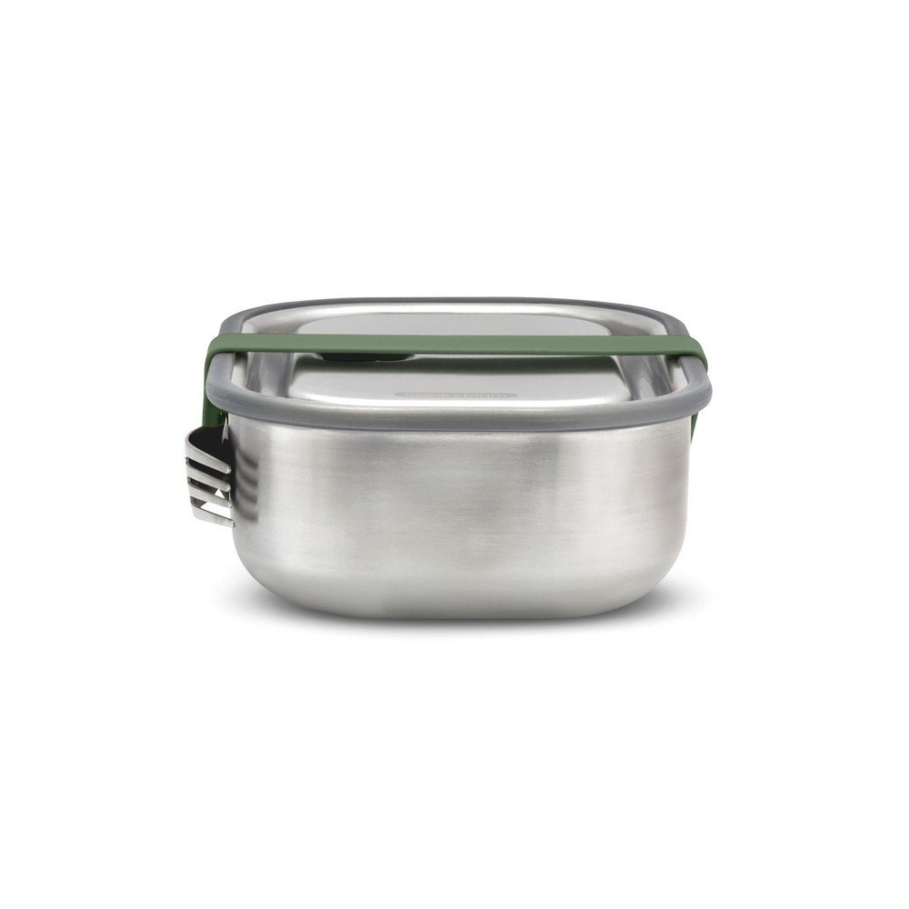 Lunchbox 3w1 ze stali nierdzewnej Black+Blum – 1 litr - Pojemniki na żywność z nadrukiem logo | VEBI - zdjęcie 3