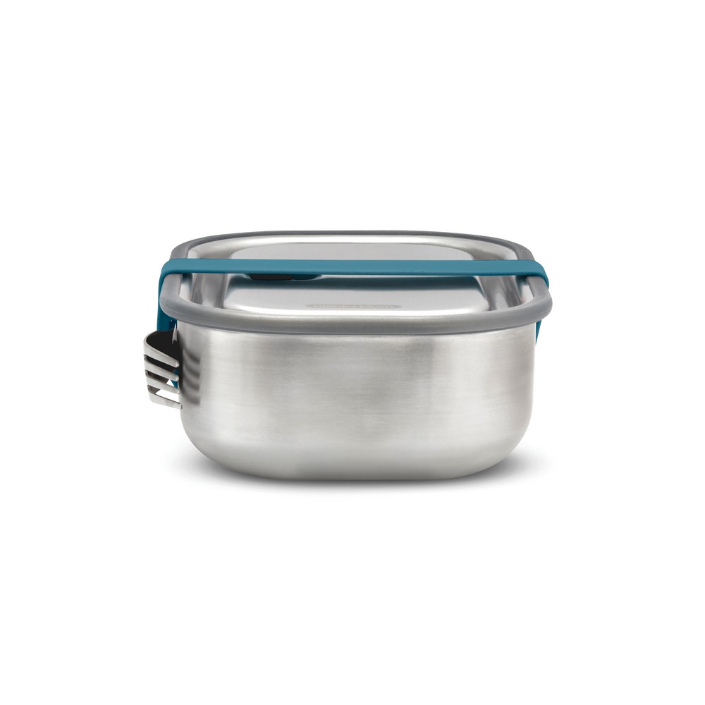 Lunchbox ze stali nierdzewnej 3w1 Black+Blum z logo firmy - Pojemniki na żywność z nadrukiem logo | VEBI - zdjęcie 3