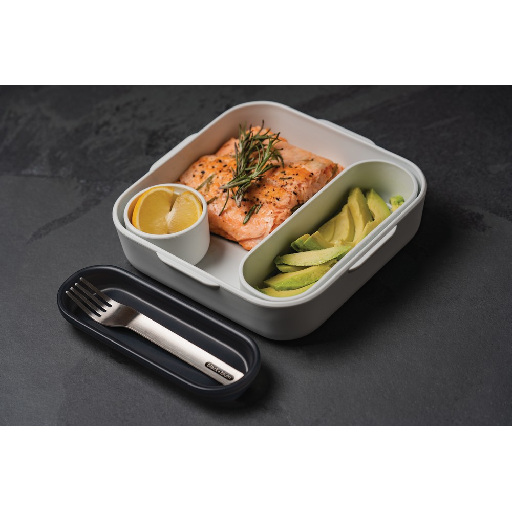 Lunchbox Black+Blum – eleganckie pudełko śniadaniowe - Pojemniki na żywność z nadrukiem logo | VEBI - zdjęcie 10