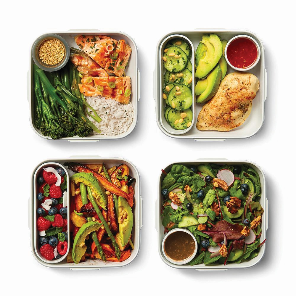 Lunchbox Black+Blum – eleganckie pudełko śniadaniowe - Pojemniki na żywność z nadrukiem logo | VEBI - zdjęcie 11