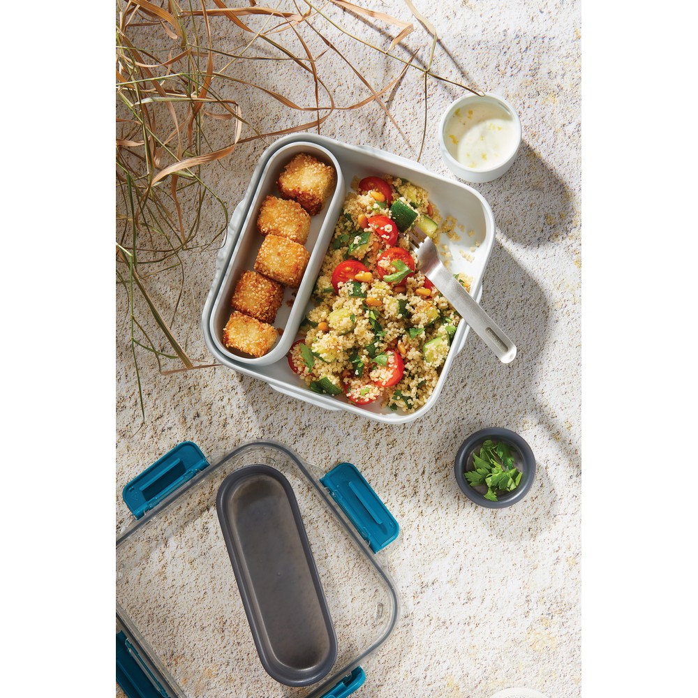 Lunchbox Black+Blum – eleganckie pudełko śniadaniowe - Pojemniki na żywność z nadrukiem logo | VEBI - zdjęcie 12