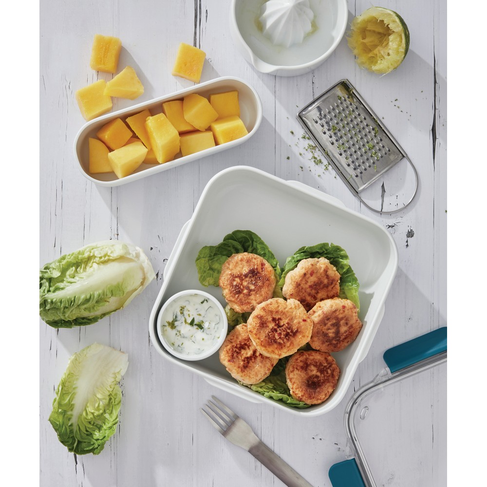 Lunchbox Black+Blum – eleganckie pudełko śniadaniowe - Pojemniki na żywność z nadrukiem logo | VEBI - zdjęcie 13