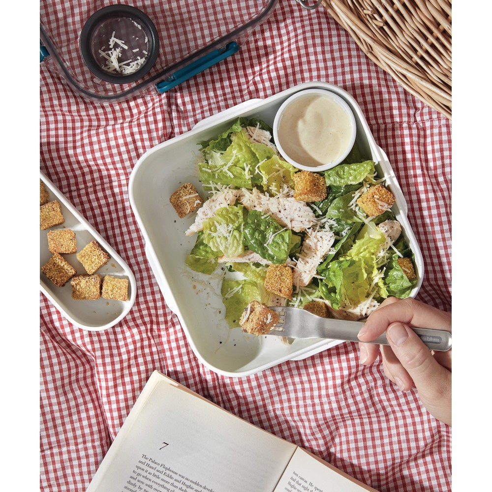 Lunchbox Black+Blum – eleganckie pudełko śniadaniowe - Pojemniki na żywność z nadrukiem logo | VEBI - zdjęcie 15