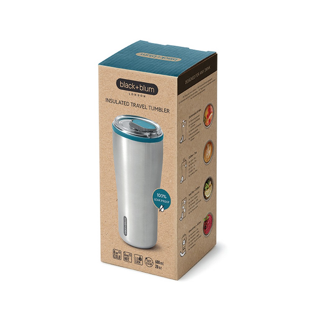 Kubek termiczny Black+Blum 600 ml – stalowy, szczelny - Kubki i butelki termiczne z nadrukiem logo | VEBI - zdjęcie 20