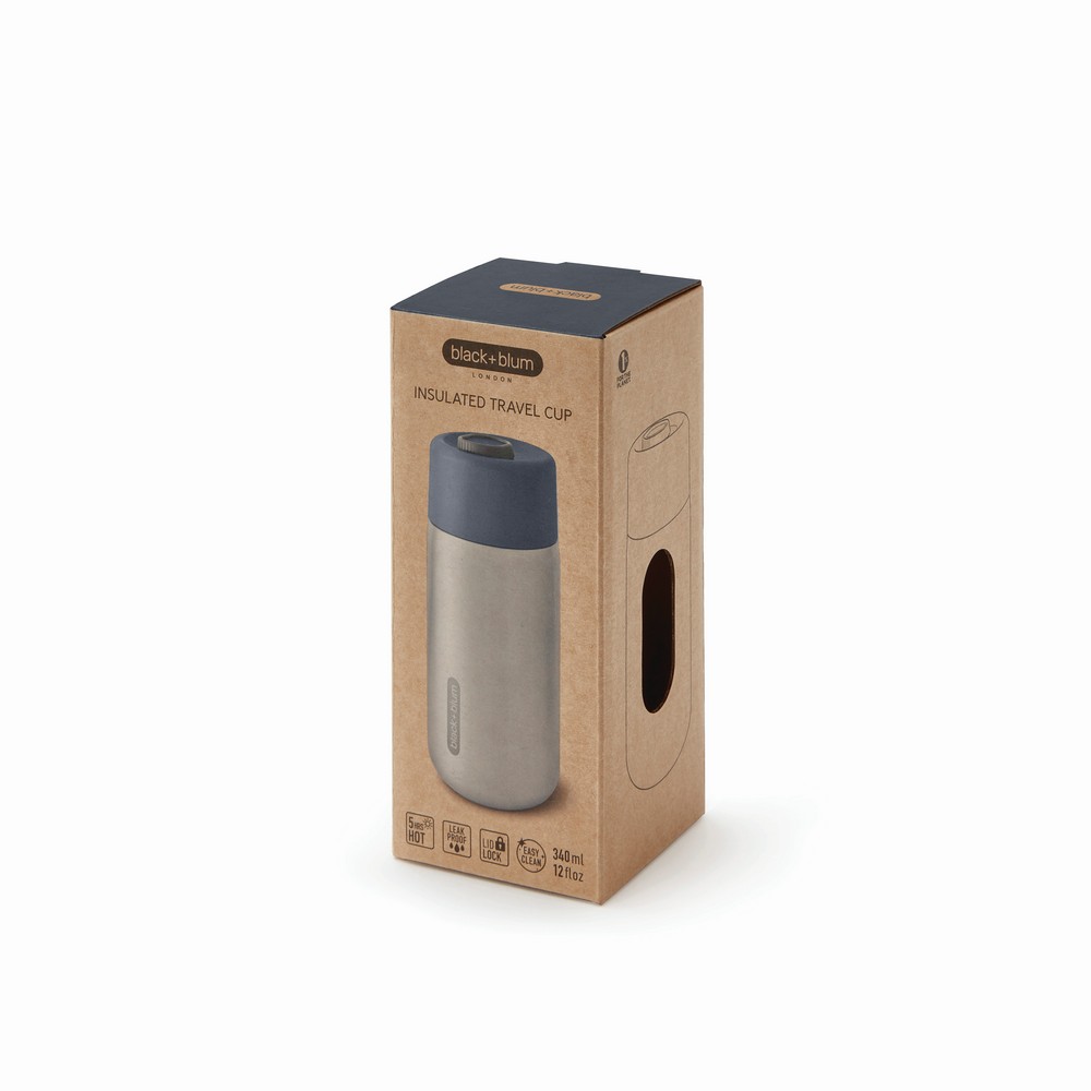 Kubek termiczny stalowy Black+Blum 340ml z nadrukiem logo - Kubki i butelki termiczne z nadrukiem logo | VEBI - zdjęcie 11