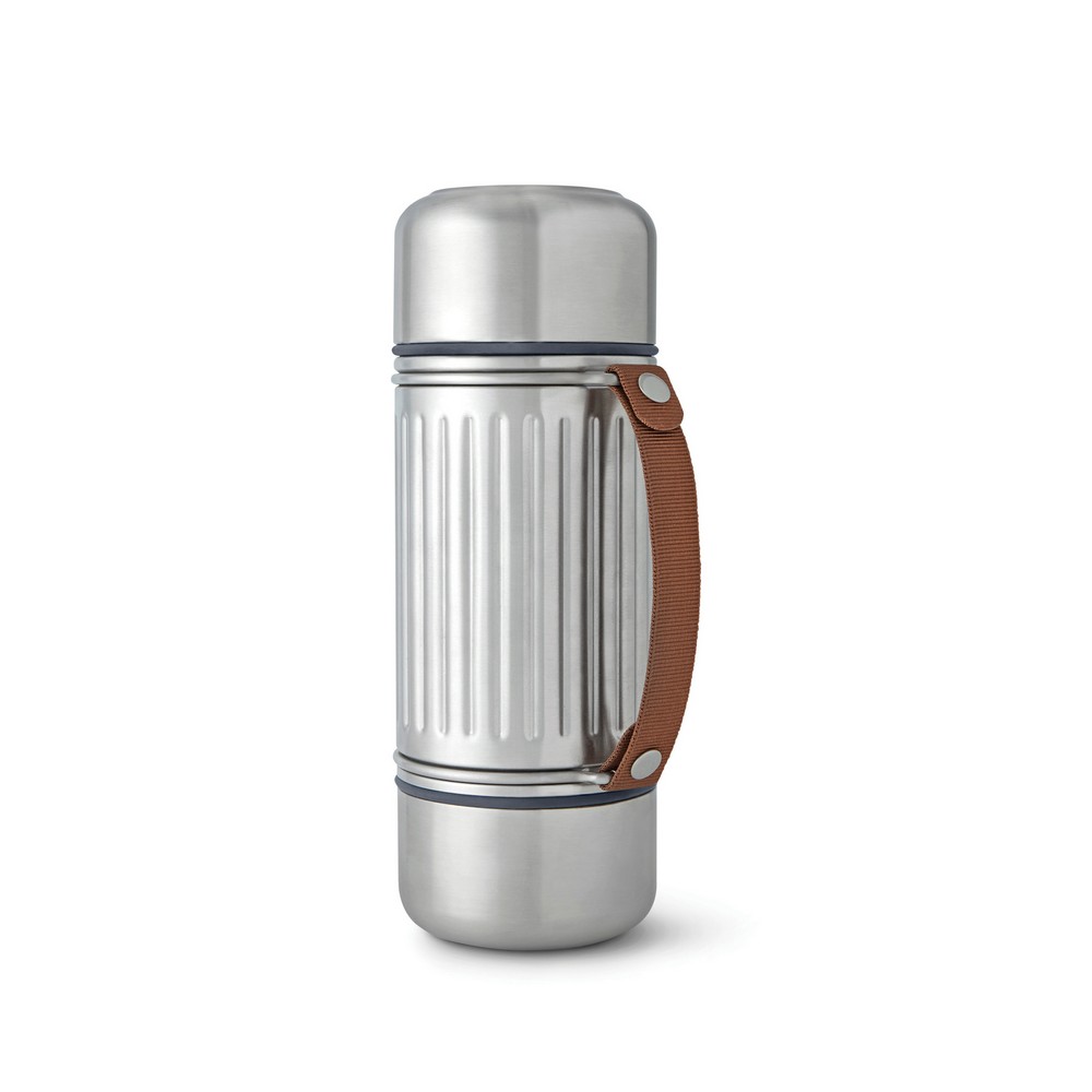 Termos ze stalowymi kubkami Black+Blum Duo 1000ml - Kubki i butelki termiczne z nadrukiem logo | VEBI - zdjęcie 8