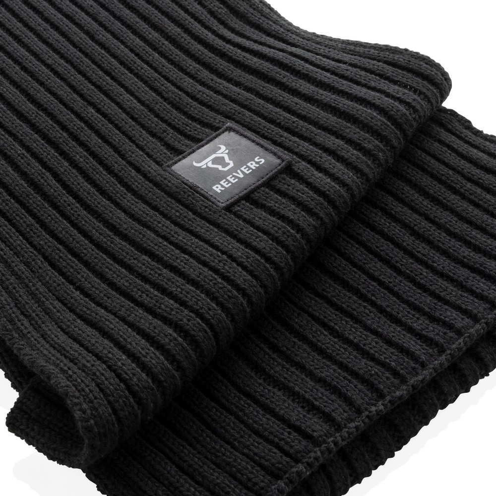 Szalik z dzianiny AWARE™ Polylana® 180 x 25 cm - Szaliki z nadrukiem logo | VEBI - zdjęcie 5