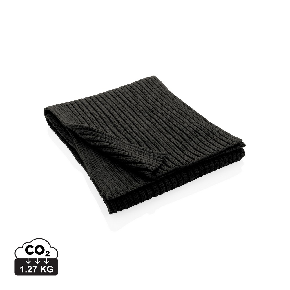 Szalik z dzianiny AWARE™ Polylana® 180 x 25 cm - Szaliki z nadrukiem logo | VEBI - zdjęcie 6