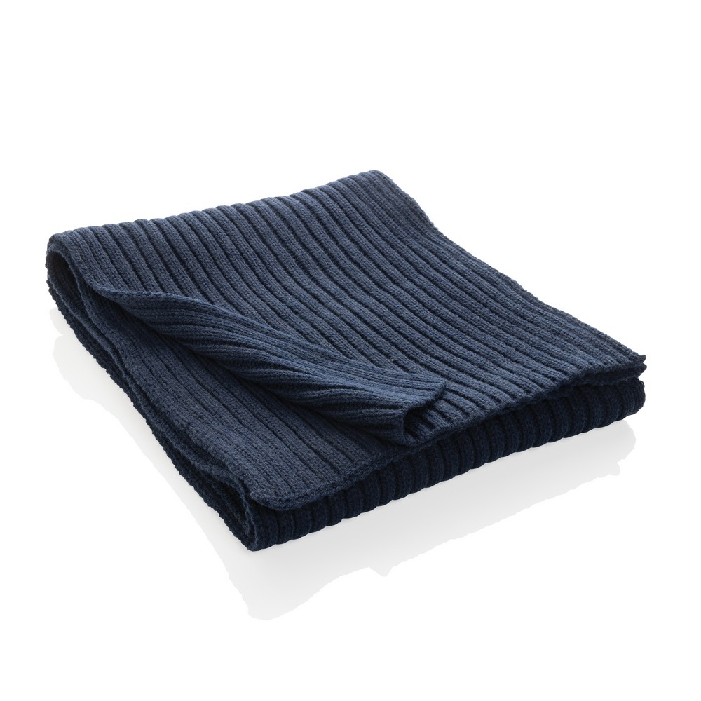 Szalik z dzianiny AWARE™ Polylana® 180 x 25 cm - Szaliki z nadrukiem logo | VEBI - zdjęcie 9