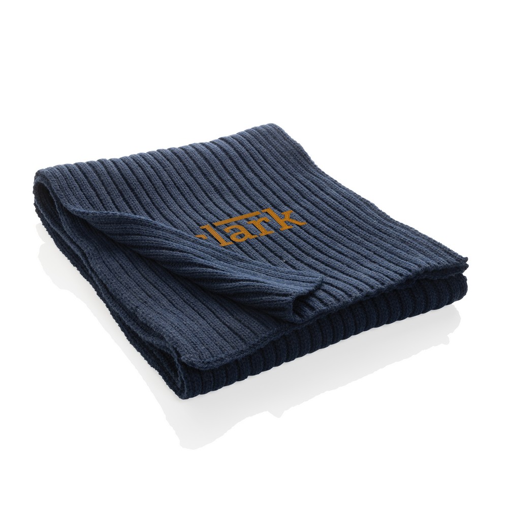 Szalik z dzianiny AWARE™ Polylana® 180 x 25 cm - Szaliki z nadrukiem logo | VEBI - zdjęcie 11