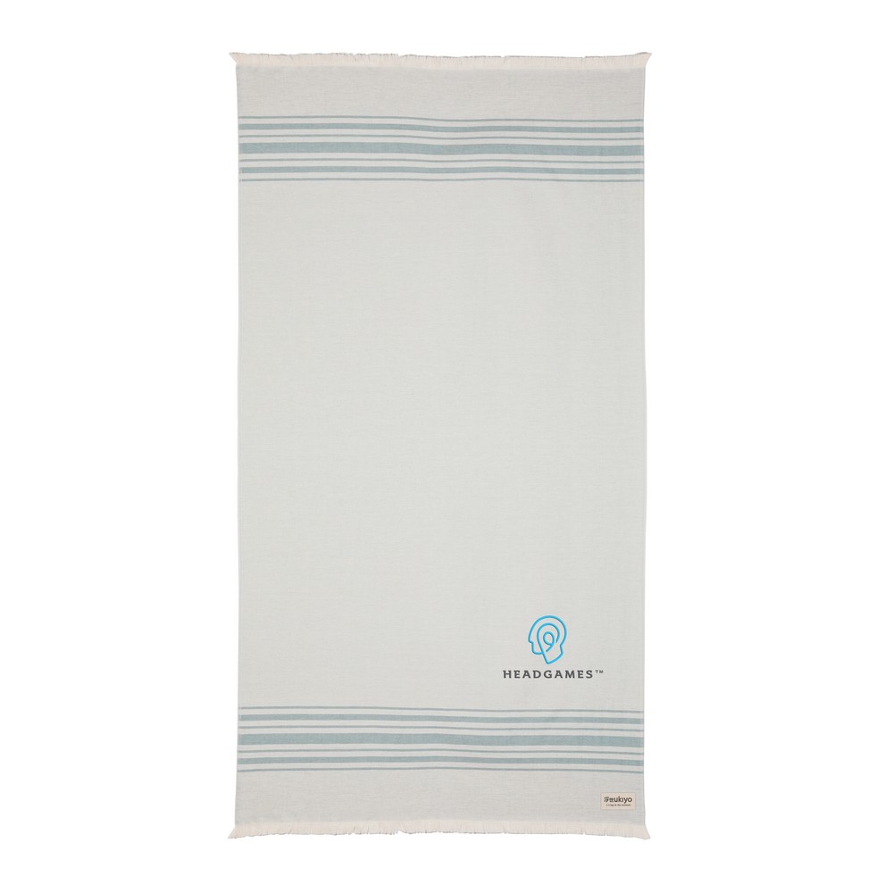 Ręcznik Hammam Ukiyo Yumiko AWARE™ 100x180 cm z haftem - Inne tekstylia z nadrukiem logo | VEBI - zdjęcie 26