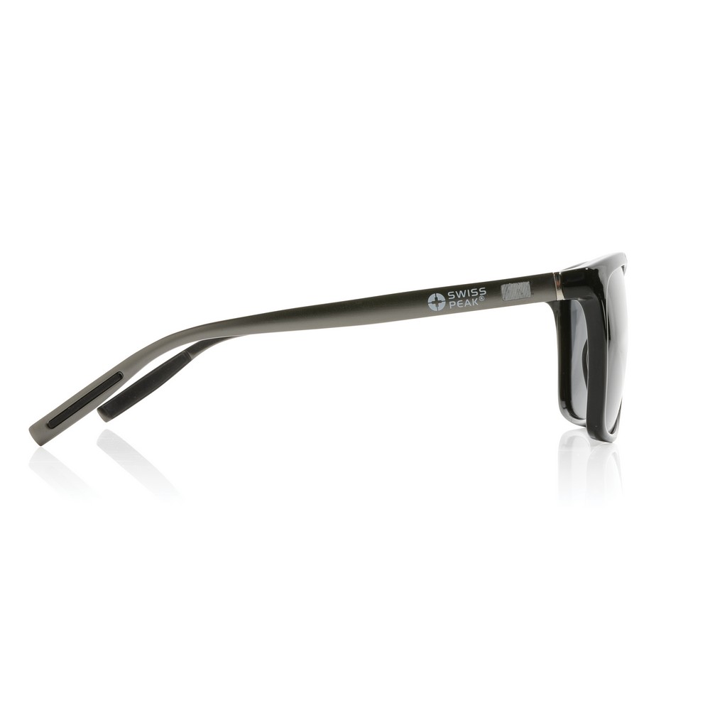Okulary polaryzacyjne Swiss Peak z recyklingu - Okulary przeciwsłoneczne z nadrukiem logo | VEBI - zdjęcie 3