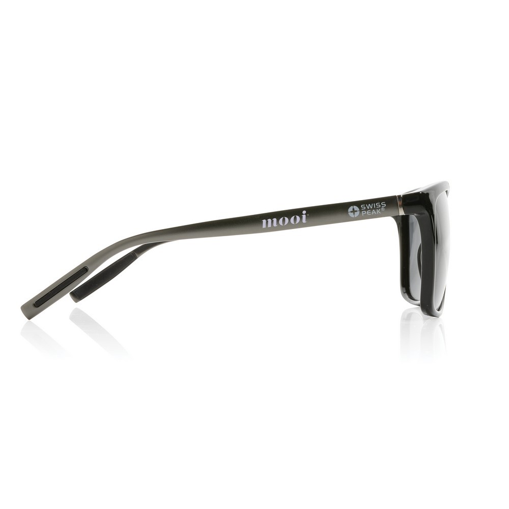 Okulary polaryzacyjne Swiss Peak z recyklingu - Okulary przeciwsłoneczne z nadrukiem logo | VEBI - zdjęcie 5