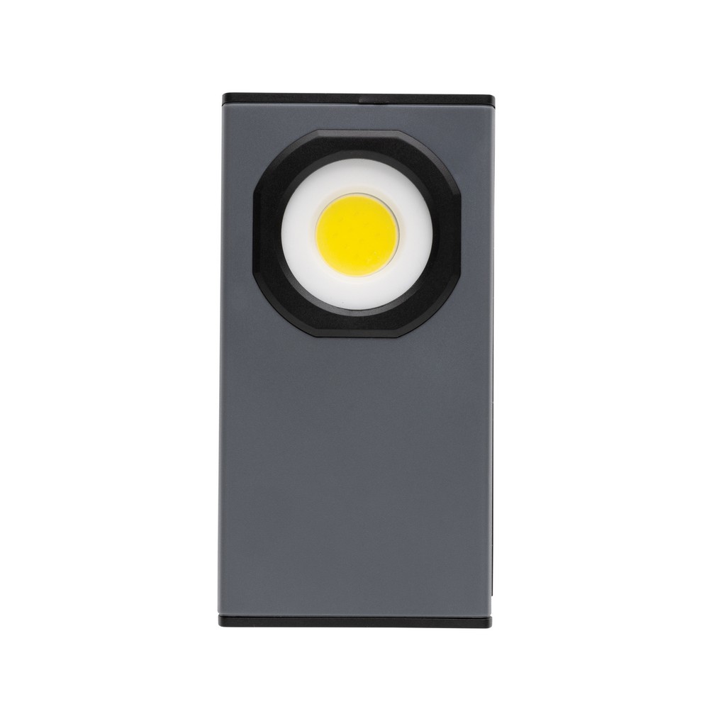Lampka warsztatowa COB Gear X - eko latarka z magnesem USB-C - Latarki i lampki z nadrukiem logo | VEBI