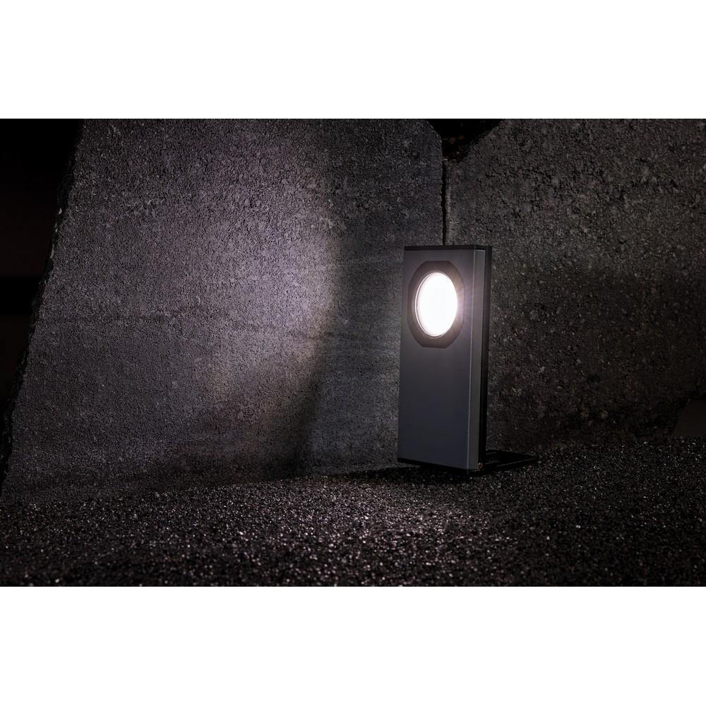 Lampka warsztatowa COB Gear X - eko latarka z magnesem USB-C - Latarki i lampki z nadrukiem logo | VEBI - zdjęcie 10