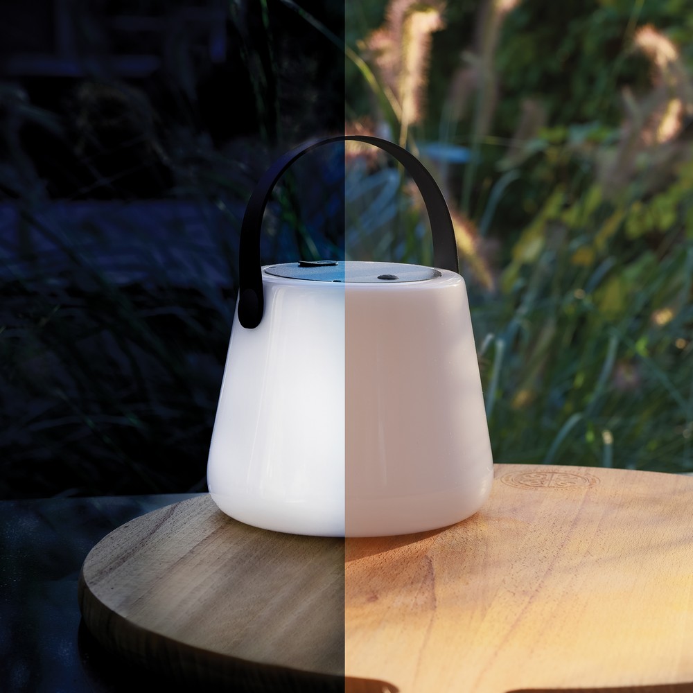 Ekologiczna lampka solarna SolarGlow z USB - RABS - Akcesoria kuchenne z nadrukiem logo | VEBI - zdjęcie 7