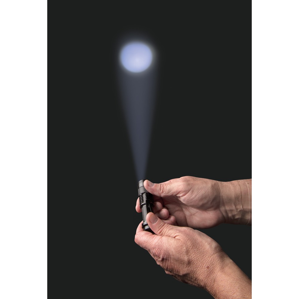 Aluminiowa latarka kieszonkowa CREE 3W z nadrukiem logo - Latarki i lampki z nadrukiem logo | VEBI - zdjęcie 11