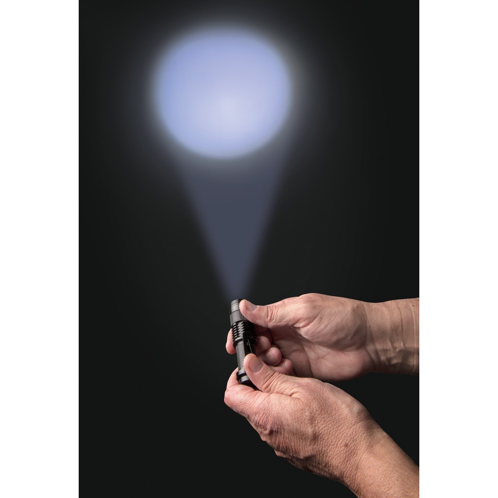 Aluminiowa latarka kieszonkowa CREE 3W z nadrukiem logo - Latarki i lampki z nadrukiem logo | VEBI - zdjęcie 12
