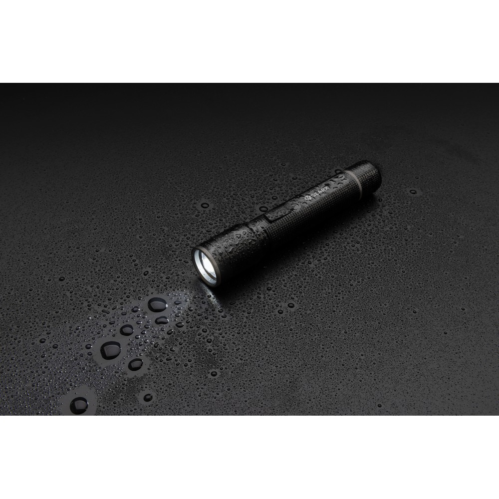 Latarka Gear X - kieszonkowa, USB, aluminium z recyklingu - Latarki i lampki z nadrukiem logo | VEBI - zdjęcie 6