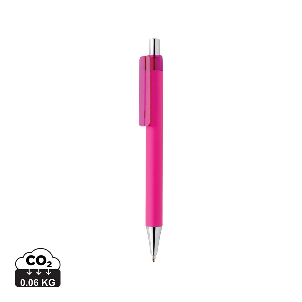 Długopis X8 z chromowaną końcówką - niemiecki wkład Dokumental® - Touch pen z nadrukiem logo | VEBI - zdjęcie 56
