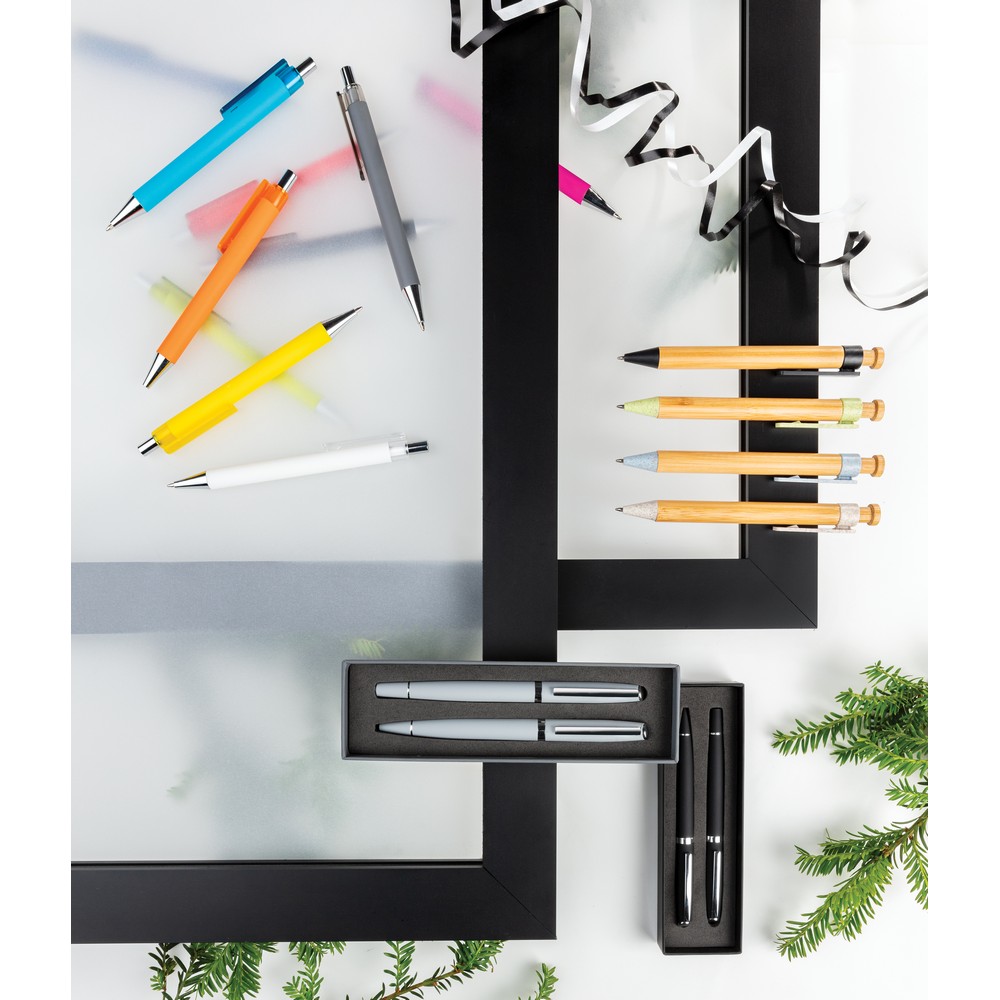 Długopis X8 z chromowaną końcówką - niemiecki wkład Dokumental® - Touch pen z nadrukiem logo | VEBI - zdjęcie 55