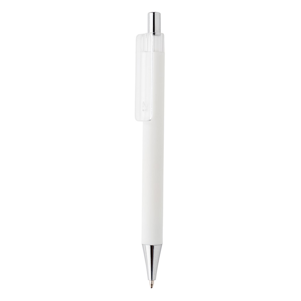 Długopis X8 z chromowaną końcówką - niemiecki wkład Dokumental® - Touch pen z nadrukiem logo | VEBI