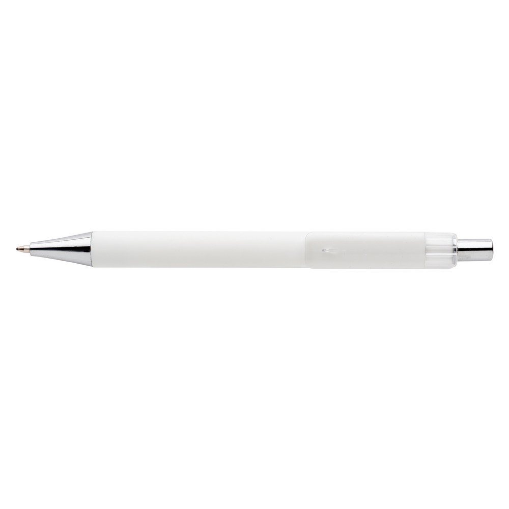 Długopis X8 z chromowaną końcówką - niemiecki wkład Dokumental® - Touch pen z nadrukiem logo | VEBI - zdjęcie 2